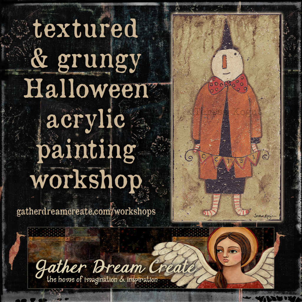 textured prim grungy halloween workshop banner